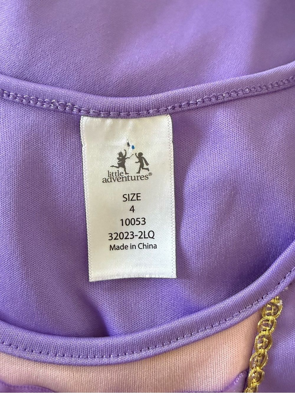 Little Adventures Rapunzel Princess Twirl Dress Size 4 - Picture 5 of 7